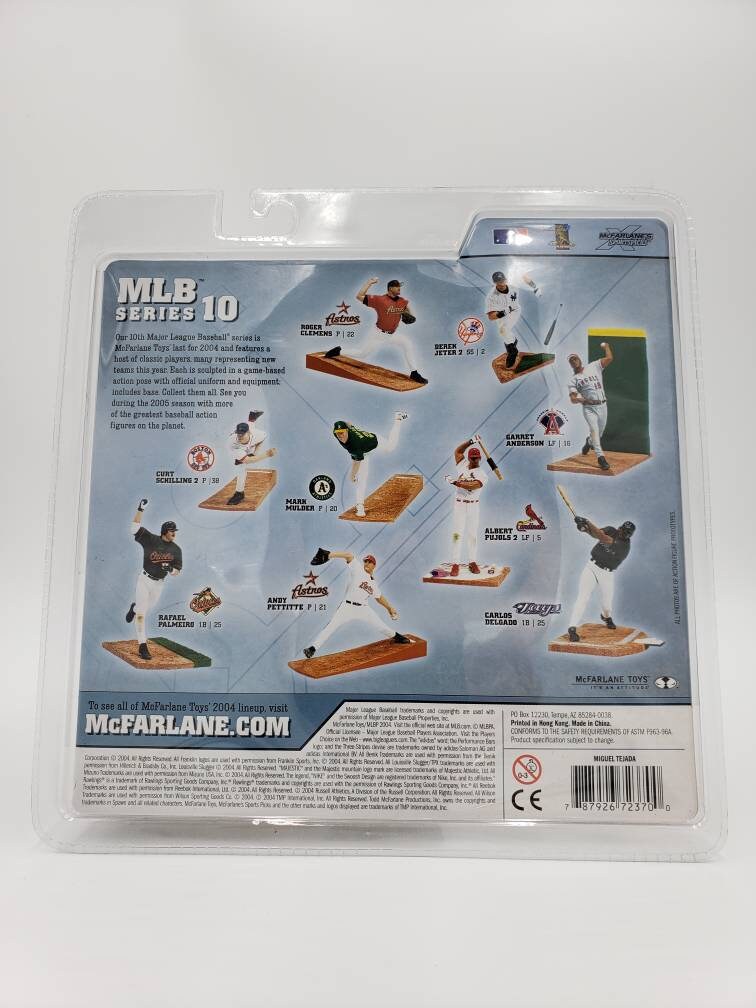 McFarlane Toys Miguel Tejada Baltimore Orioles White MLB Series 10 Perfect Birthday Gift Collectible Baseball Action Figure