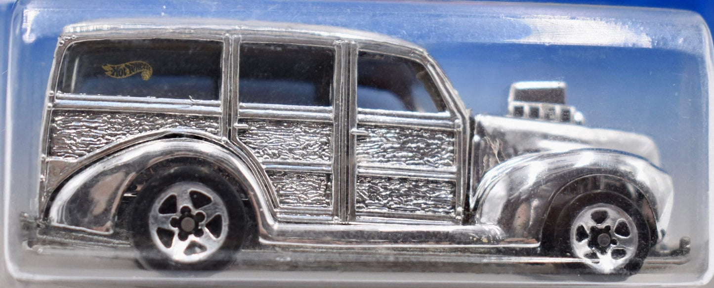 Hot Wheels '40s Woodie Silver Series Perfect Birthday Gift Collectable Miniature Scale Model Toy Car
