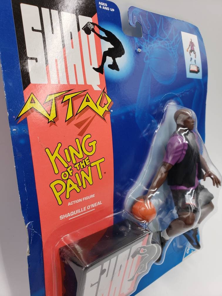 Kenner Shaq Attaq King of the Paint Shaquille O'Neal Perfect Birthday Gift Collectable Model Toy Action Figure