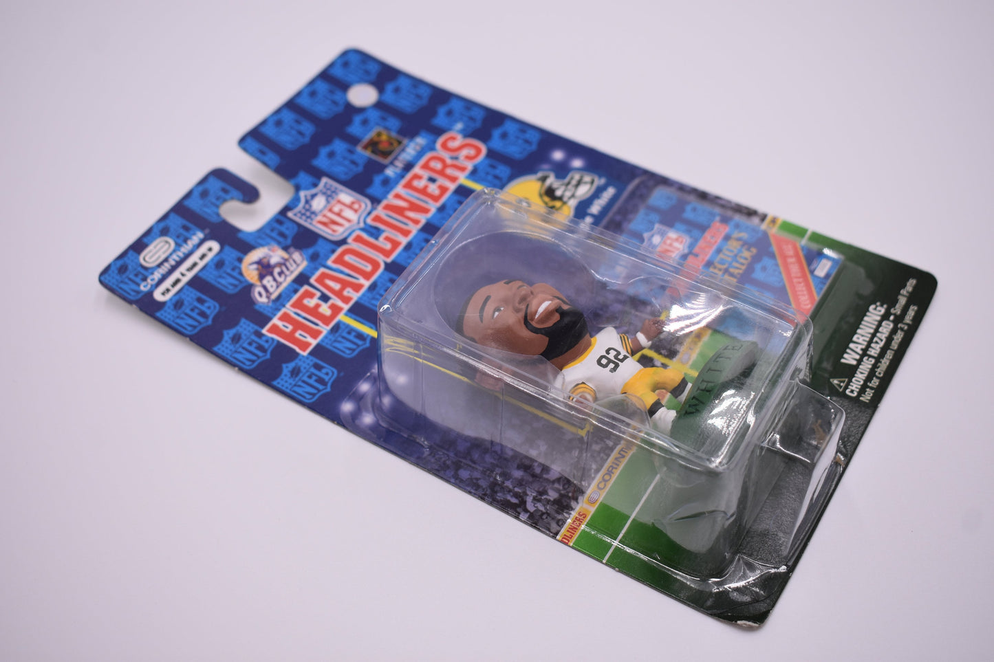 Headliners Reggie White Green Bay Packers Collectable Figure Sports Memorabilia Miniature Figurine Perfect Birthday Gift Football Deco