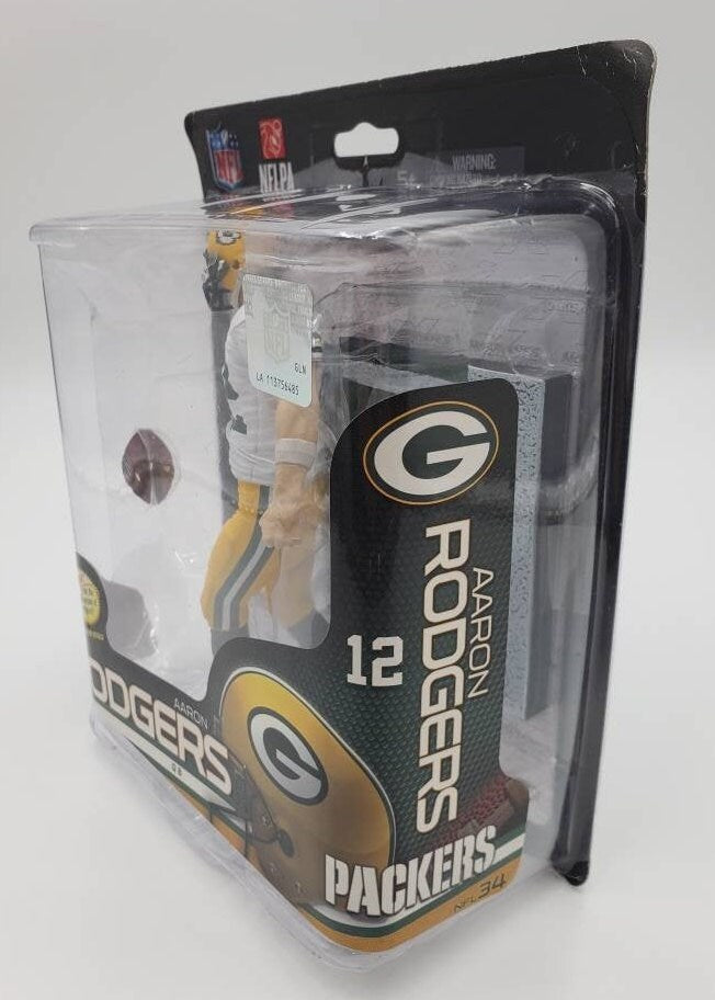Aaron Rodgers Green Bay Packers Collectible McFarlane Sports Action Figure