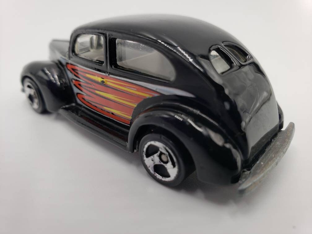 Hot Wheels 40s Ford 2 Door Black Hot Rods Collectable Miniature Scale Model Toy Car Perfect Birthday Gift