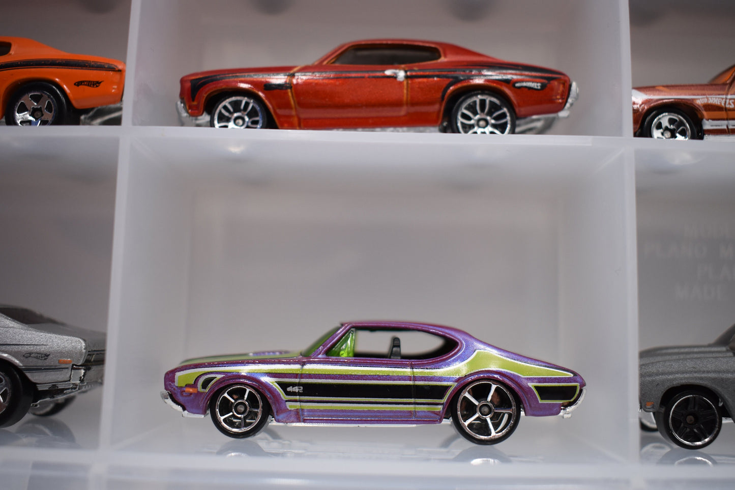 Hot Wheels Muscle Cars Collection Perfect Birthday Gift Miniature Collectible Scale Model Toy Car Lot Die Cast Display Storage Case