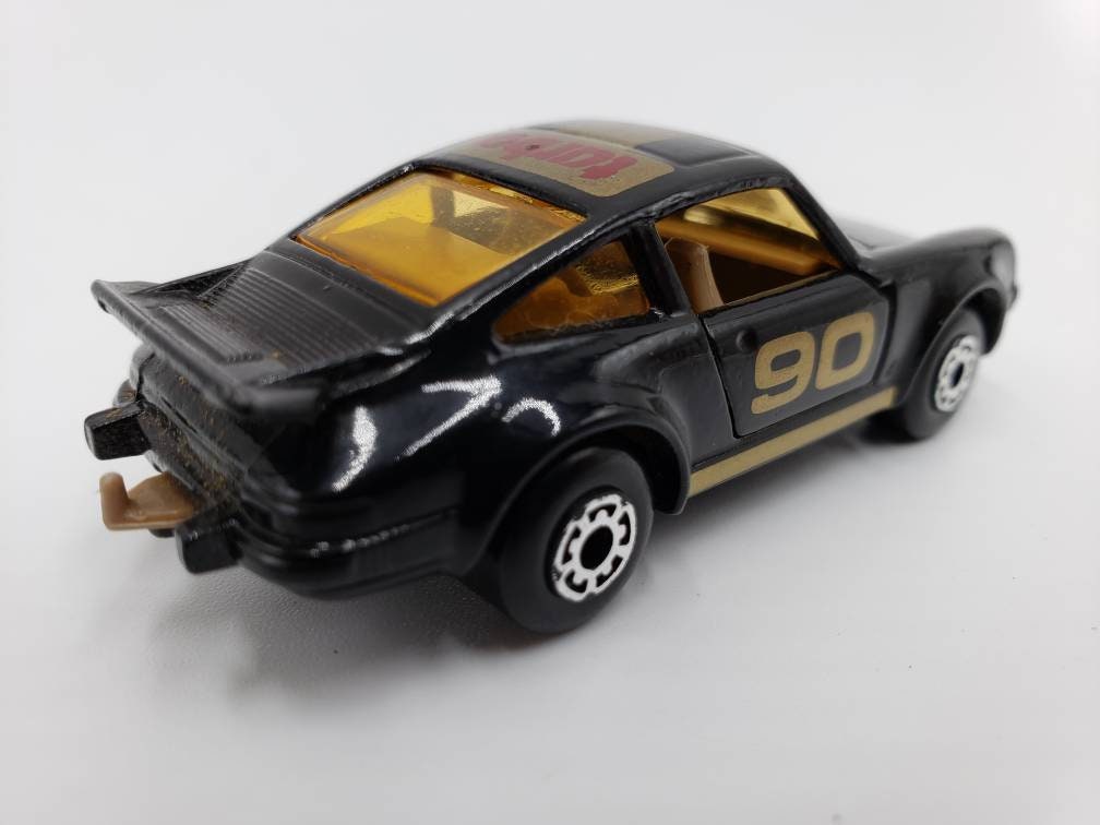 Matchbox Porsche Turbo 90 Black Superfast Miniature Collectable Scale Model Toy Car Perfect Birthday Gift