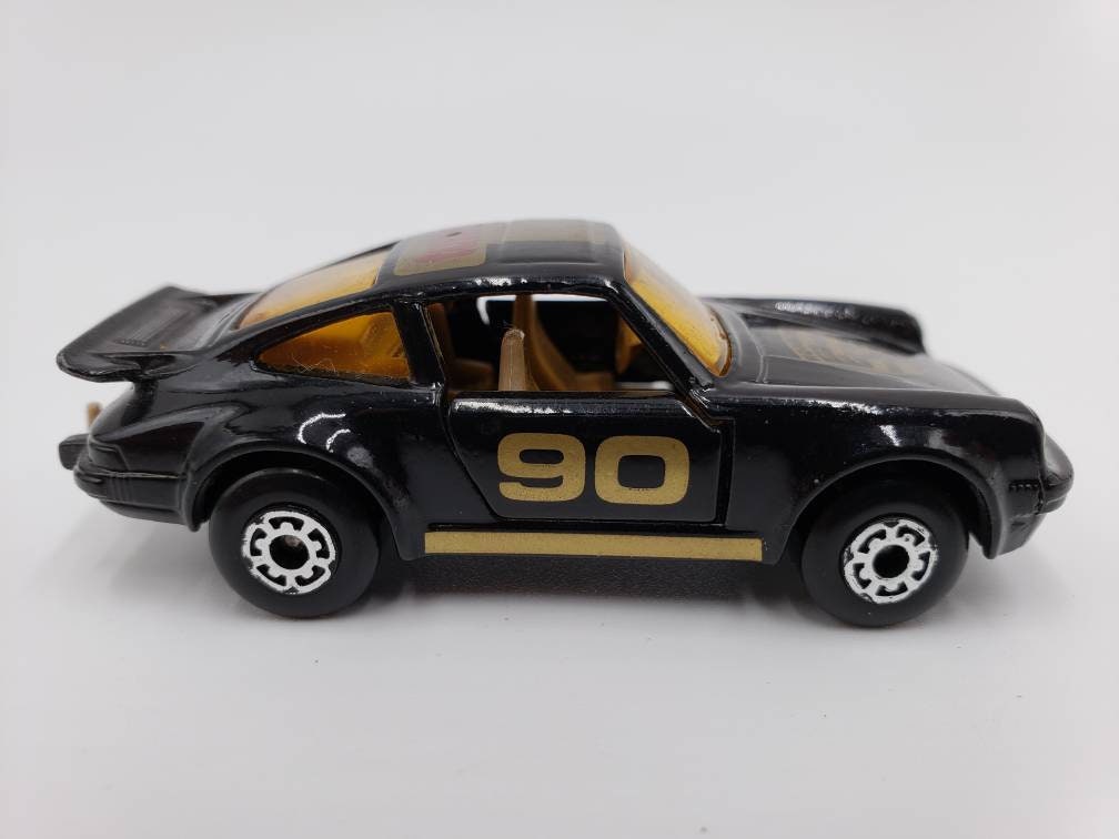 Matchbox Porsche Turbo 90 Black Superfast Miniature Collectable Scale Model Toy Car Perfect Birthday Gift