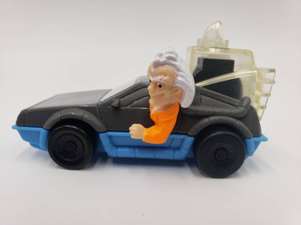Back To The Future Delorean Doc Brown Time Machine Gray McDonalds Happy Meal Perfect Birthday Gift Miniature Collectable Model Toy Car