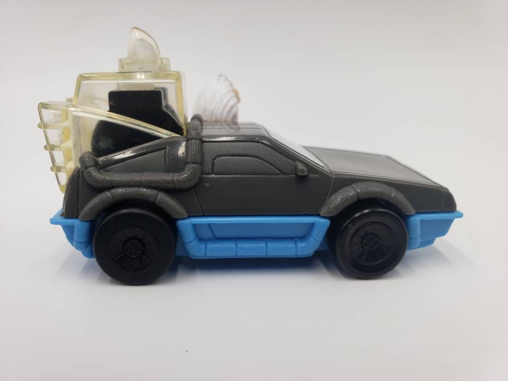 Back To The Future Delorean Doc Brown Time Machine Gray McDonalds Happy Meal Perfect Birthday Gift Miniature Collectable Model Toy Car