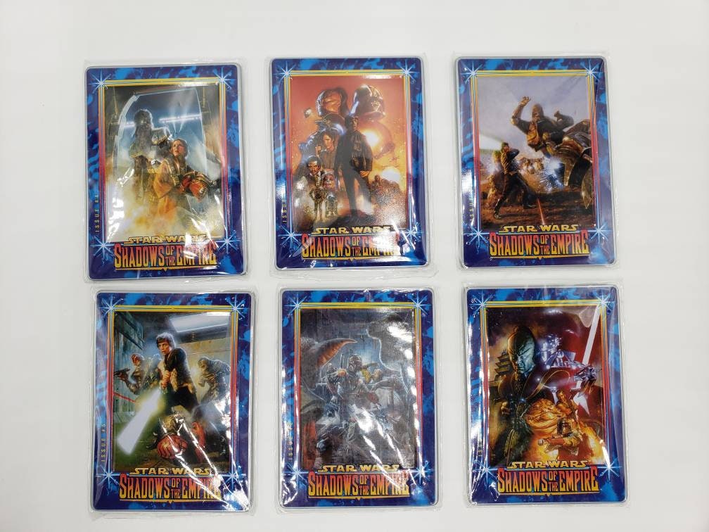 Metallic Impressions Star Wars Shadows of The Empire Collectable Trading Cards Vintage Star Wars Collectible Cards Perfect Birthday Gift
