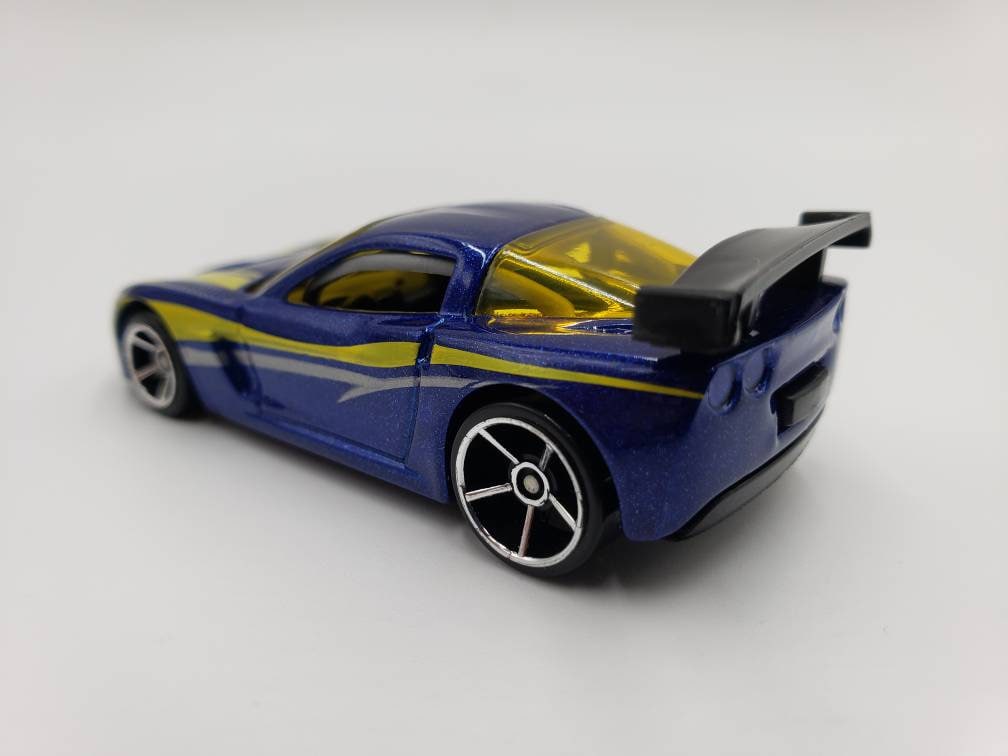 Hot Wheels Corvette C6R Metallic Dark Blue Mystery Car Perfect Birthday Gift Miniature Collectable Scale Model Toy Car