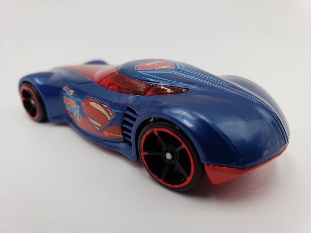 Hot Wheels Covelight Superman Car Blue - Superman Collectible - Diecast Vintage - Hot Wheels Car - Vintage Hot Wheels - Hot Wheels