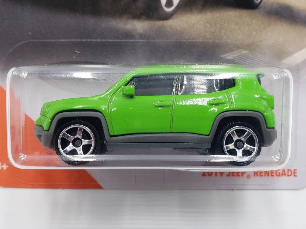 Matchbox Jeep Renegade Bright Green MBX City Perfect Birthday Gift Miniature Collectible Scale Model Toy Car