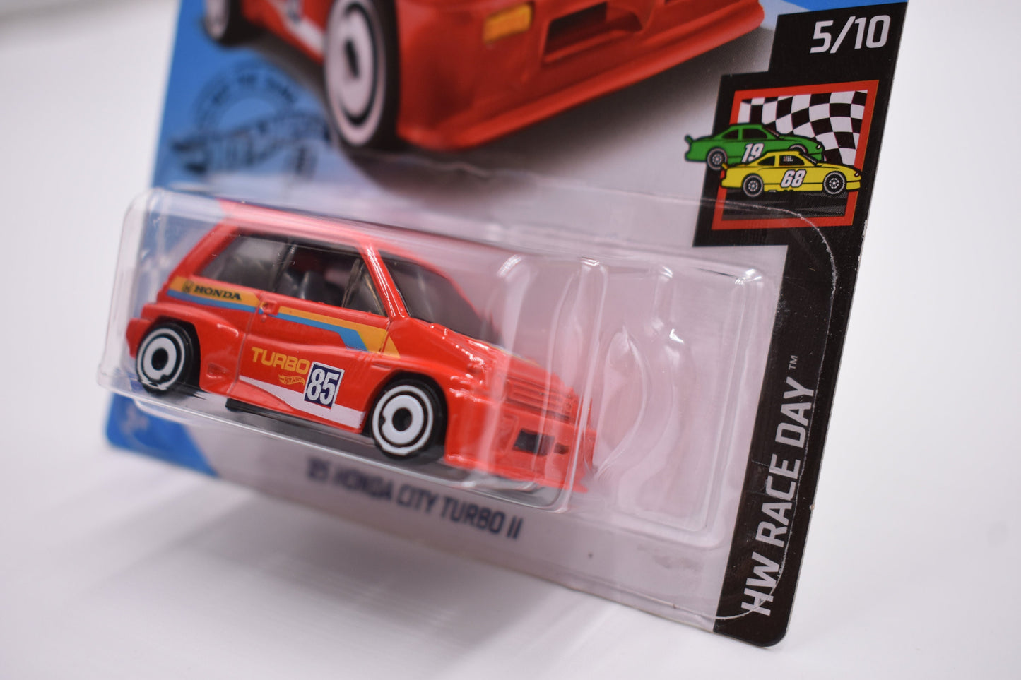 Hot Wheels '85 Honda City Turbo II Red HW Race Day Perfect Birthday Gift Miniature Model Toy Car