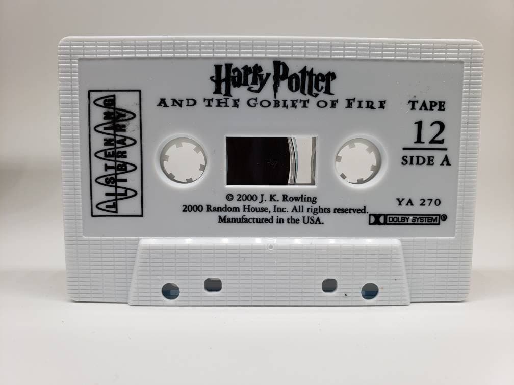 JK Rowling Harry Potter and The Goblet of Fire Collectable Audiobook Tape Cassette Collection