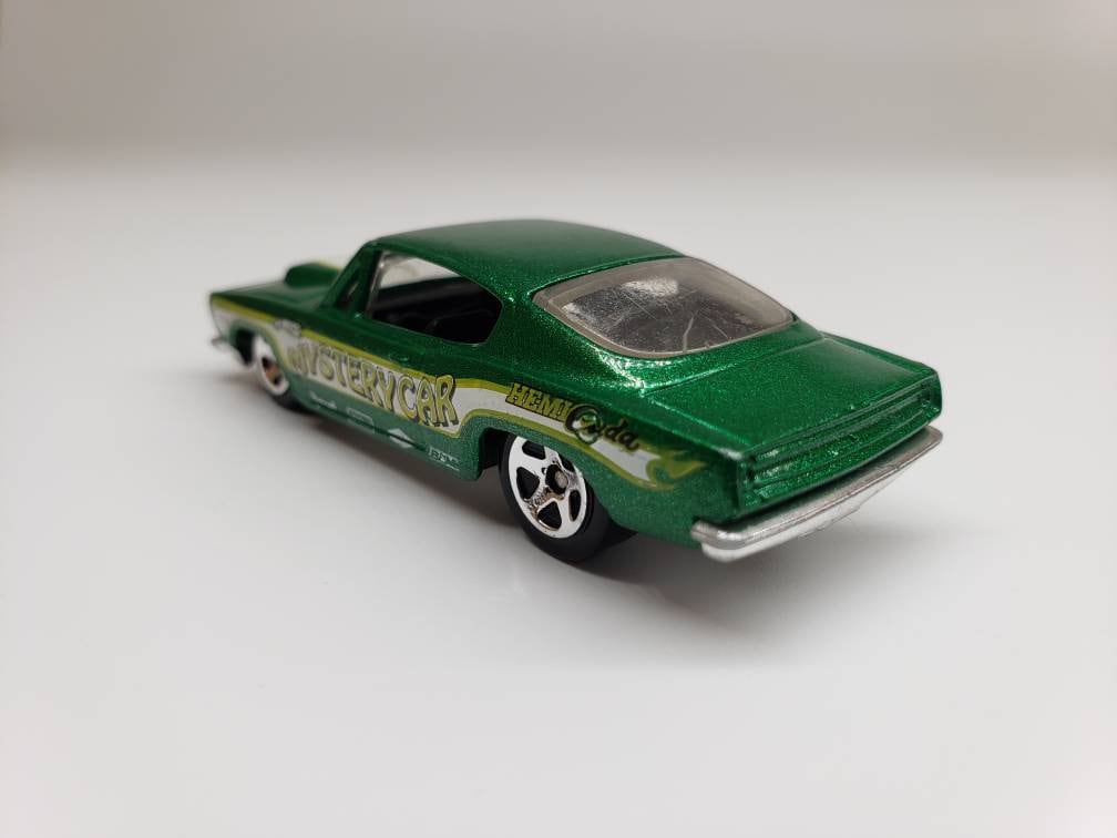 Hot Wheels Hemi Cuda Metallic Green Mystery Car Perfect Birthday Gift Miniature Collectable Scale Model Toy Car