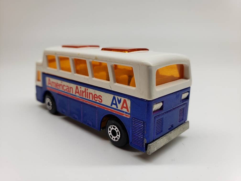 Airport Coach Bus - Diecast Vintage - Diecast Collectable - Hot Wheels - Matchbox Superfast Lesney