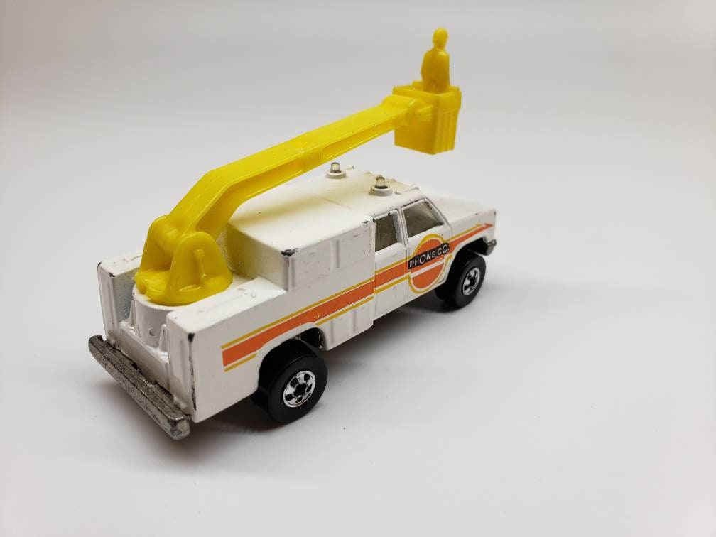 Hot Wheels Phone Truck White Workhorses Collectible Diecast Scale Model Miniature Toy Car Perfect Birthday Gift