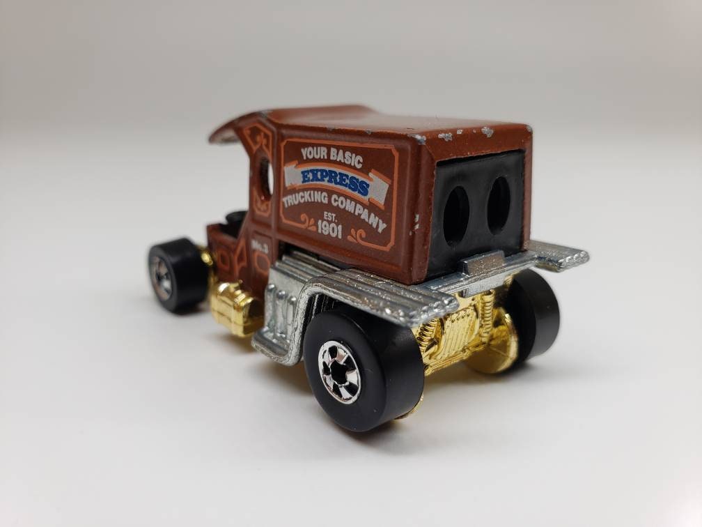 Hot Wheels T-Totaller Ford Model T Van Brown Perfect Birthday Gift Miniature Collectable Toy Car