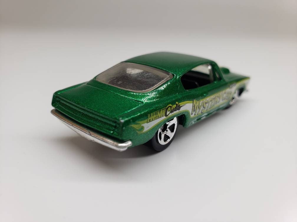 Hot Wheels Hemi Cuda Metallic Green Mystery Car Perfect Birthday Gift Miniature Collectable Scale Model Toy Car