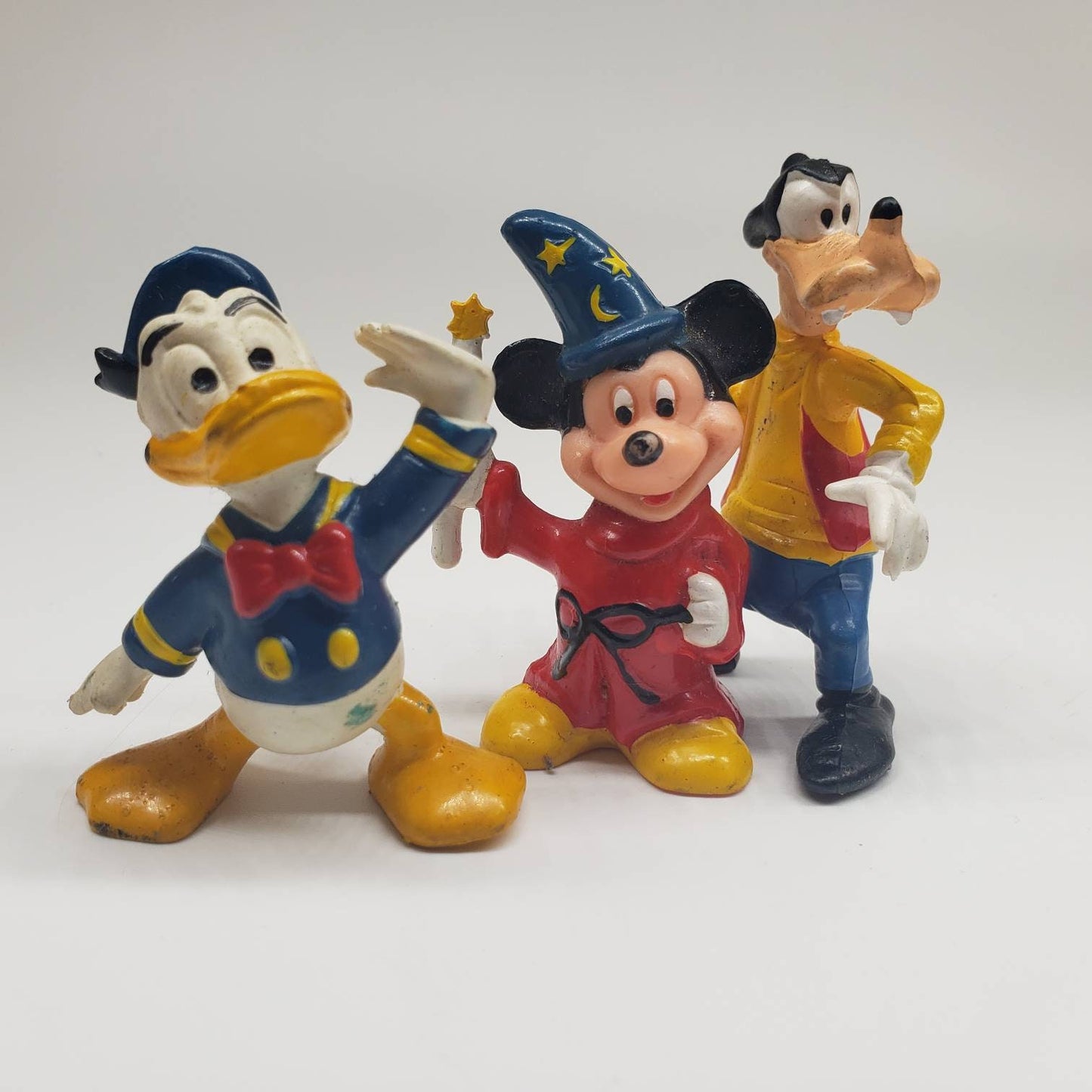 Mickey Mouse Fantasia Wizard Disney Collectable Miniature Scale Model Toy Figure Lot Perfect Birthday Gift