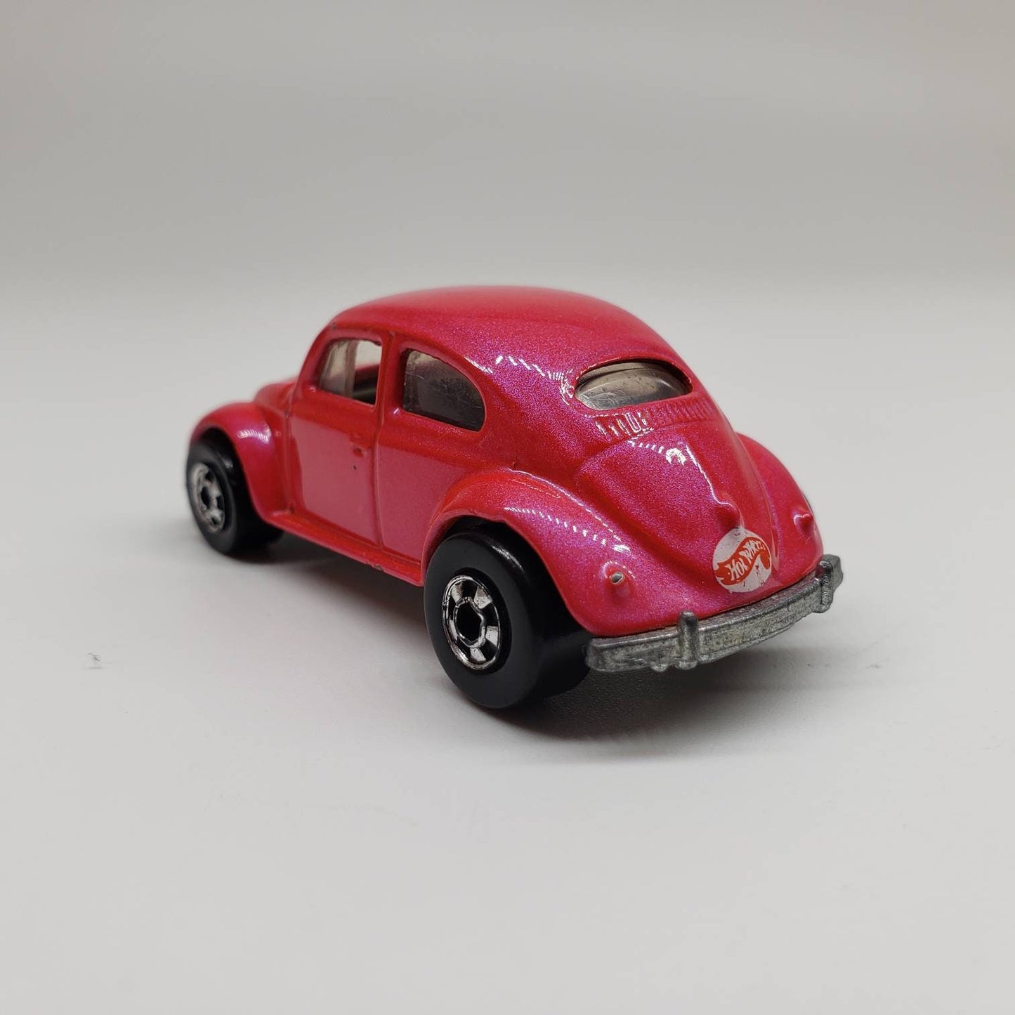 Hot Wheels VW Bug Pink Pearl Driver Volkswagen Beetle Collectible Miniature Scale Model Toy Car Perfect Birthday Gift
