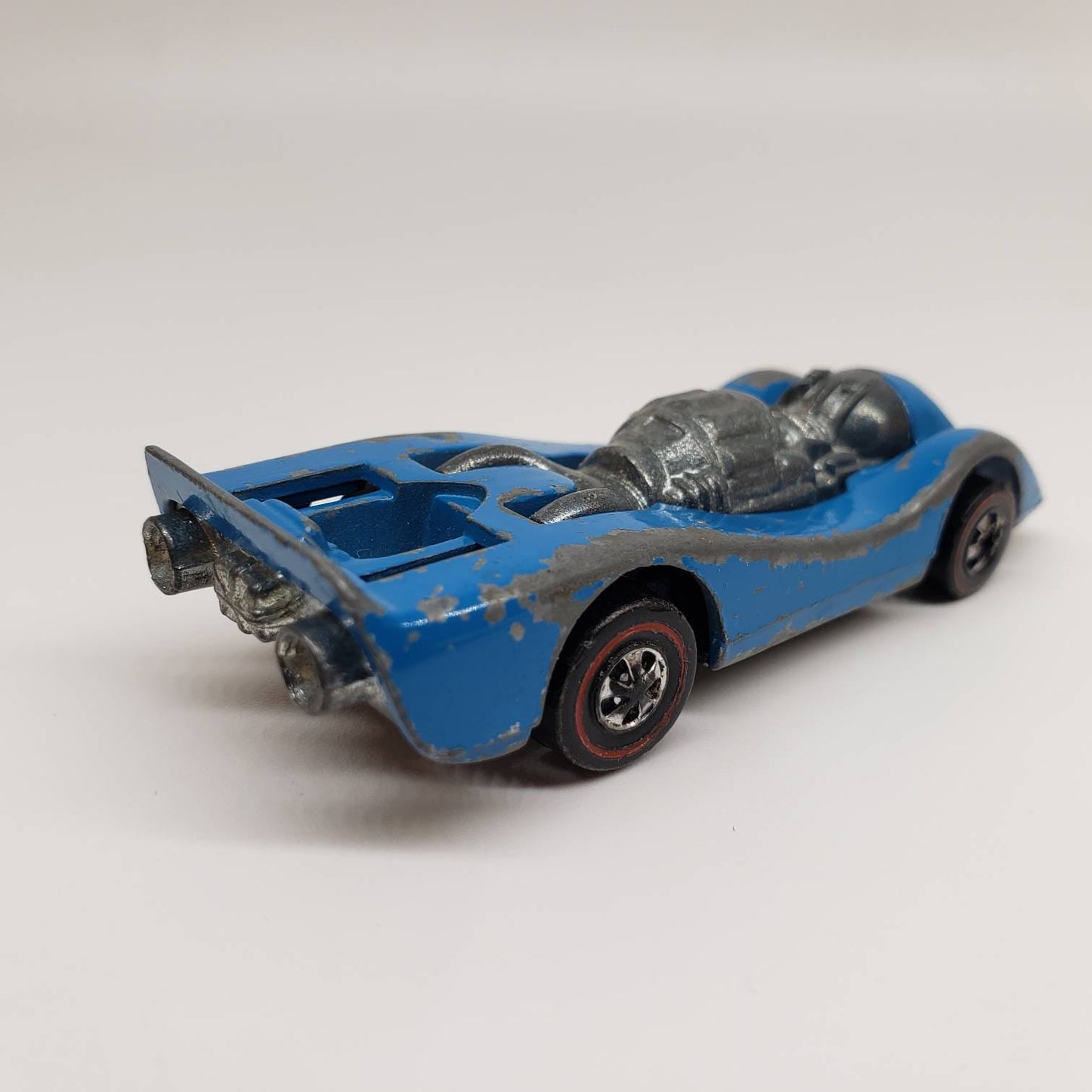 1973 Redline Jet Threat Blue Shell Promos Hot Wheels Collectable Scale Model Miniature Toy Car Perfect Birthday Gift