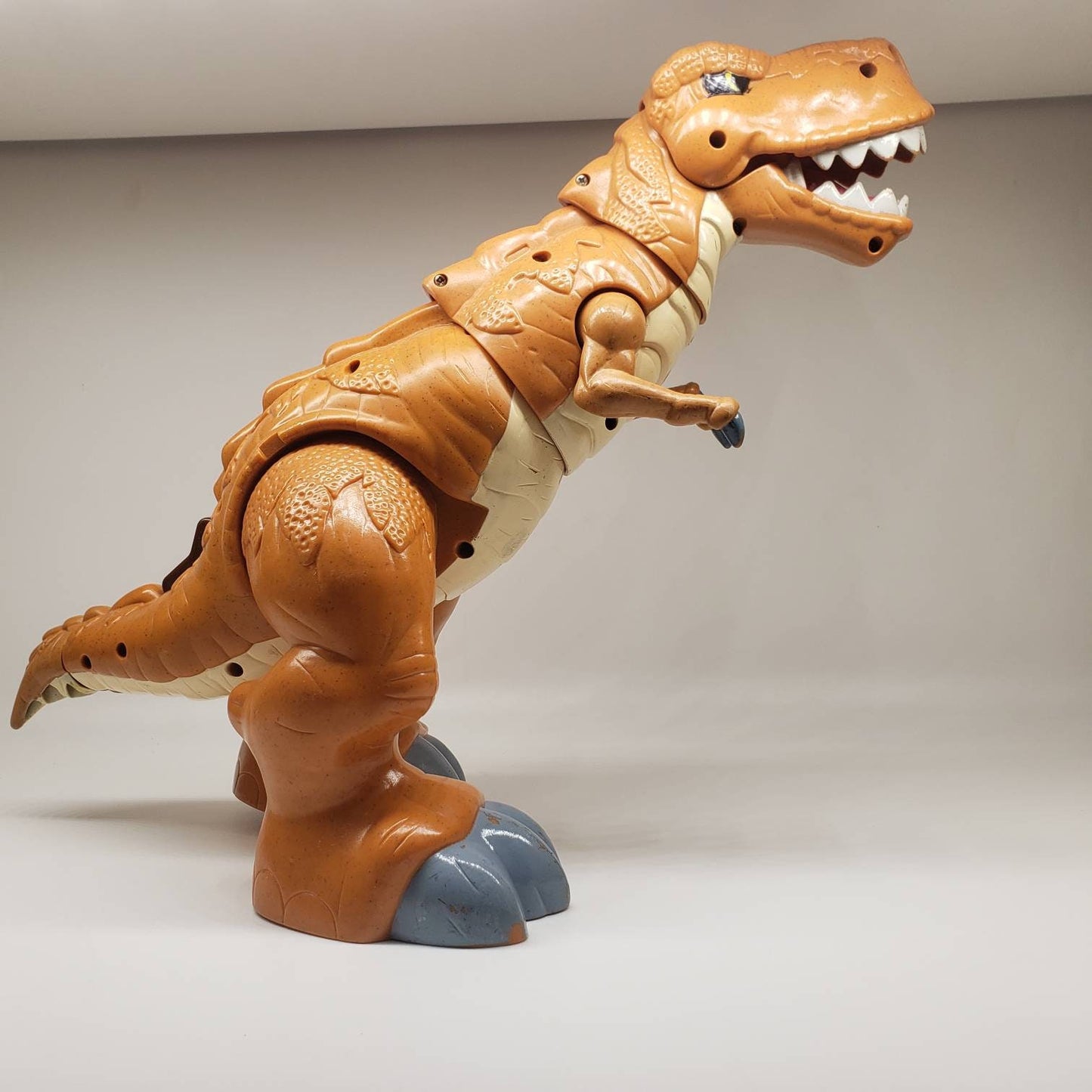 Tyrannosaurus Rex T-Rex Dinosaur Figure Brown Fisher Price Collectable Dinosaur Model Toy Perfect Birthday Gift