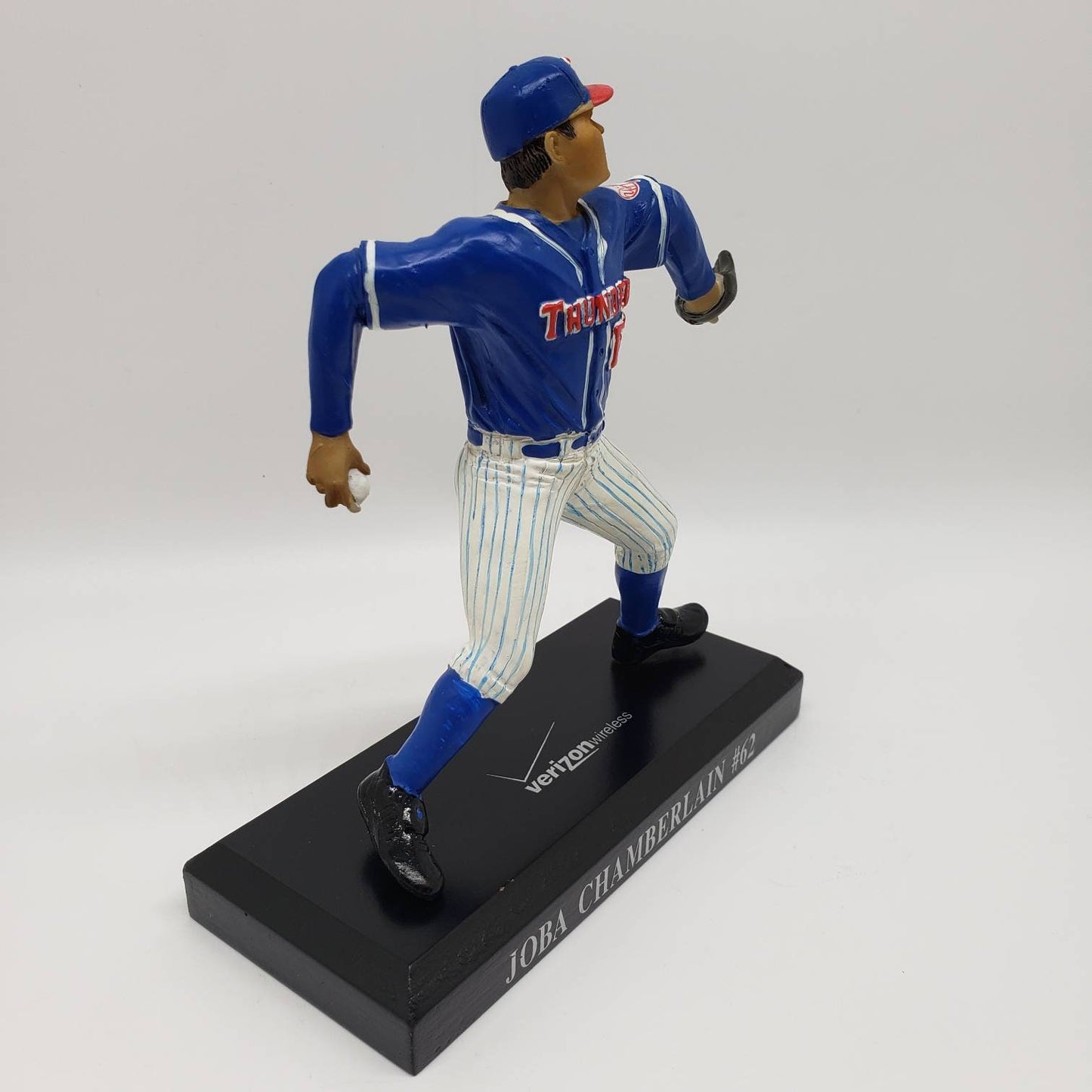 Joba Chamberlain 62 Trenton Thunder Blue Verizon Collectable Baseball Player Figurine Vintage Baseball Pitcher Statue MLB Baseball Decor