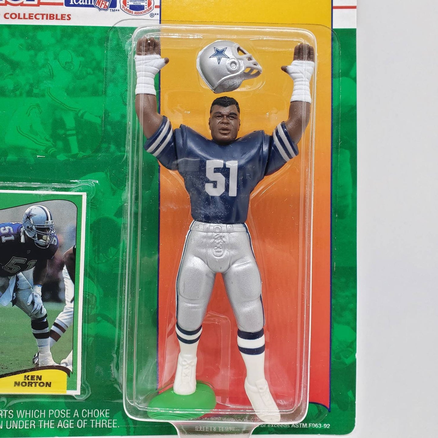 Starting Lineup Ken Norton Dallas Cowboys Blue 1994 Vintage Collectable NFL Football Action Figure Perfect Birthday Gift