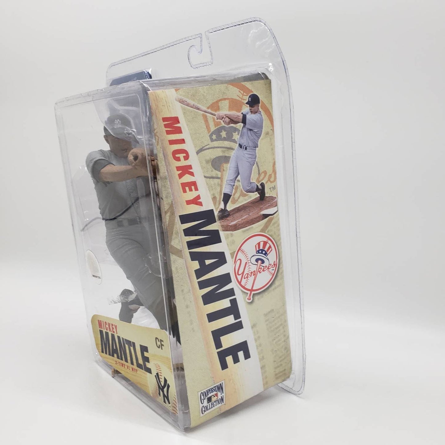 McFarlane Mickey Mantle New York Yankees Gray Cooperstown Series 3 Collectable Baseball Action Figure NY Yankees Decor MLB Memorabilia
