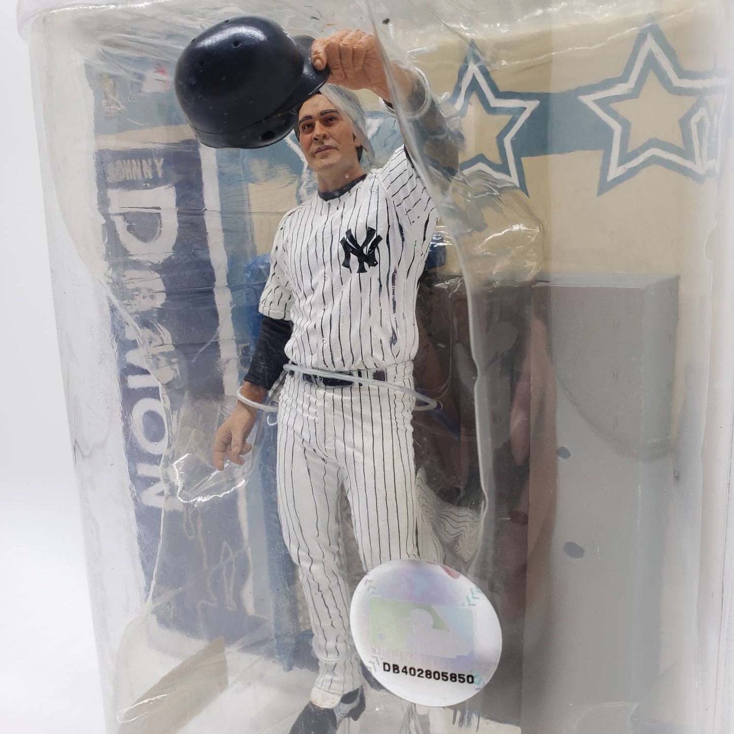 McFarlane Toys Johnny Damon New York Yankees Pinstripes Series 3 Collectable Baseball Action Figure NY Yankees Decor MLB Memorabilia