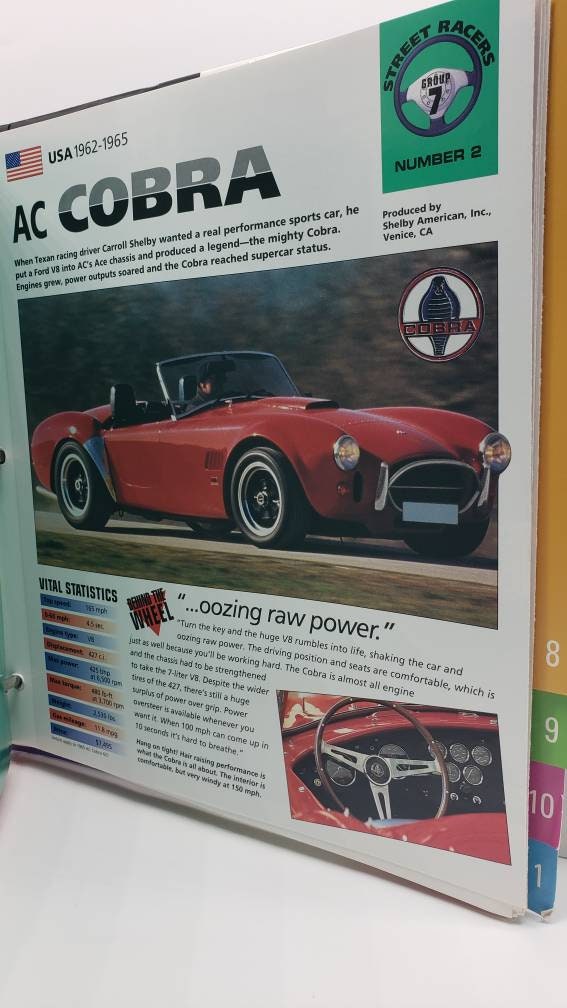Hot Cars Book Vintage Automobile Magazine Collectible Exotic Sports Car Literature Perfect Birthday Gift
