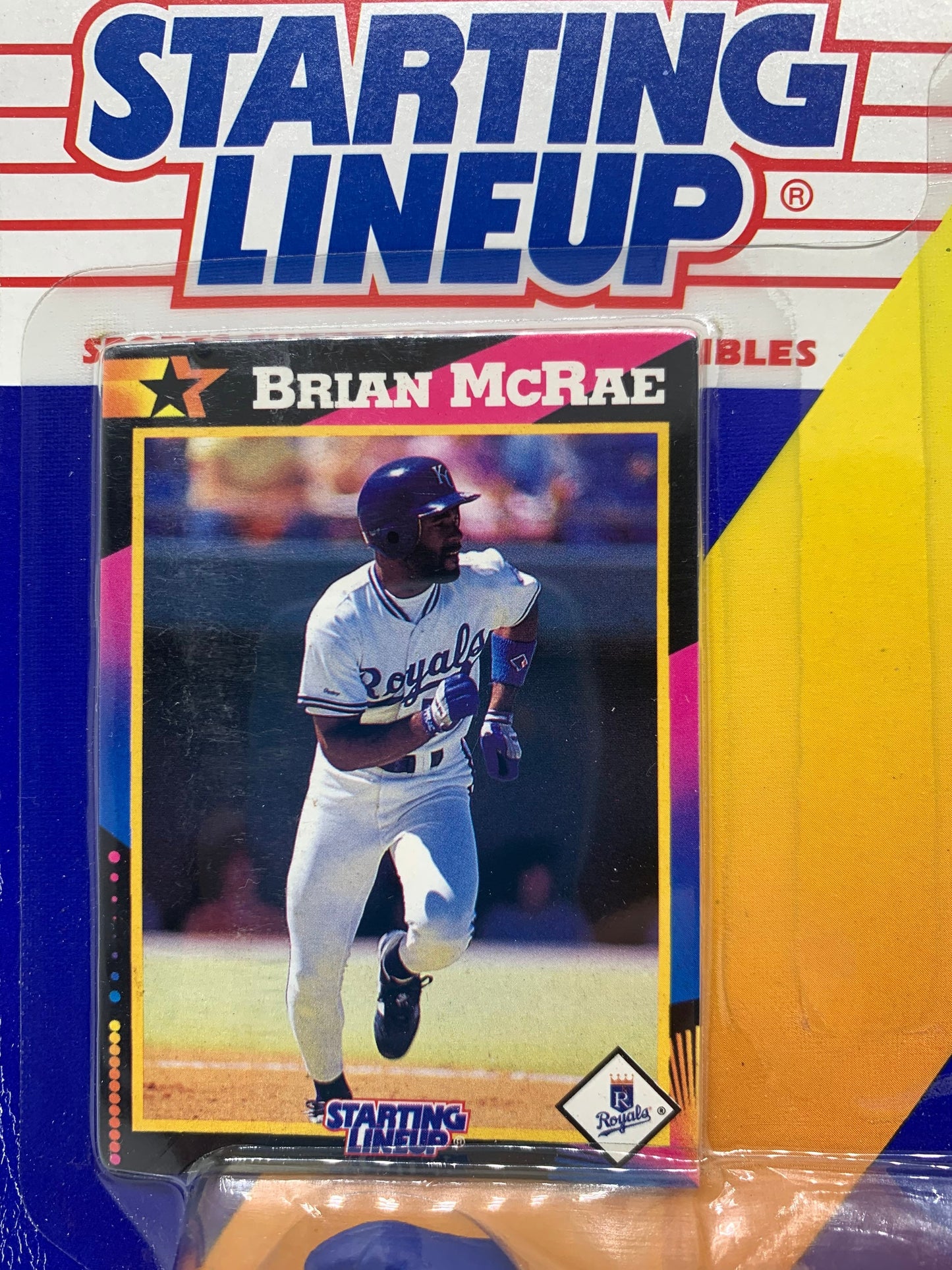 Starting Lineup Brian McRae Kansas City Royals Action Figure Gray 1992 Kenner Collectable MLB Baseball Figurine Perfect Birthday Gift