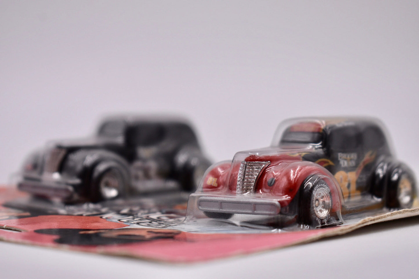 Brooks and Dunn Metal Rodeo Legends Racing Cars Black and Red Nascar Perfect Birthday Gift Miniature Collectable Scale Model Toy Car