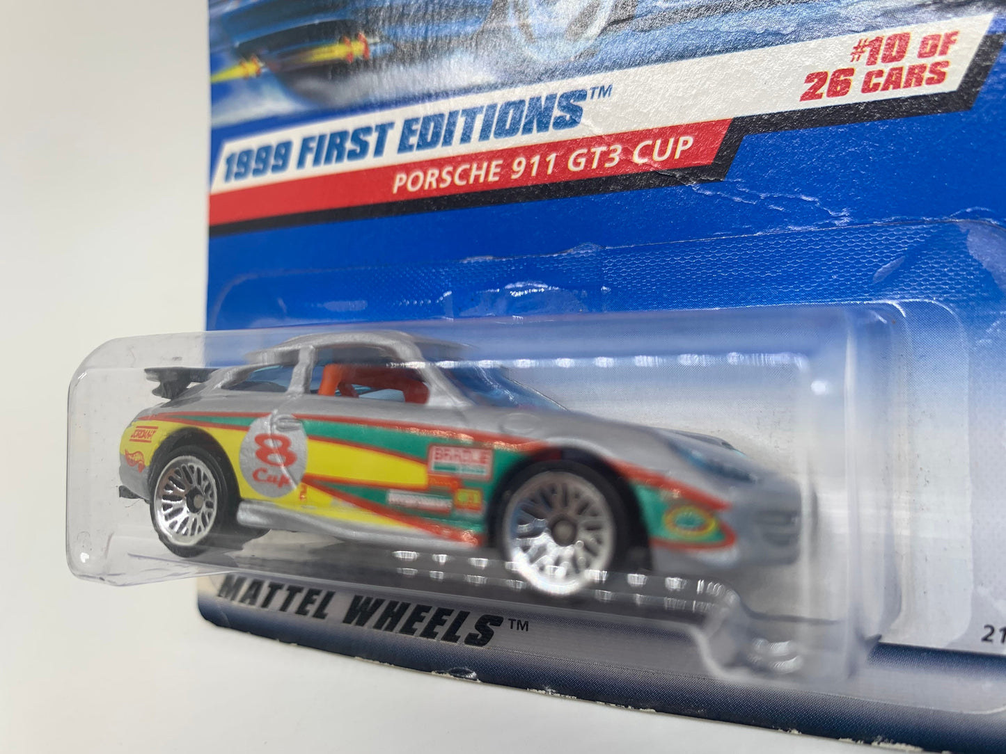 Hot Wheels Porsche 911 GT3 Cup Silver First Editions Perfect Birthday Gift Miniature Collectable Scale Model Toy Car