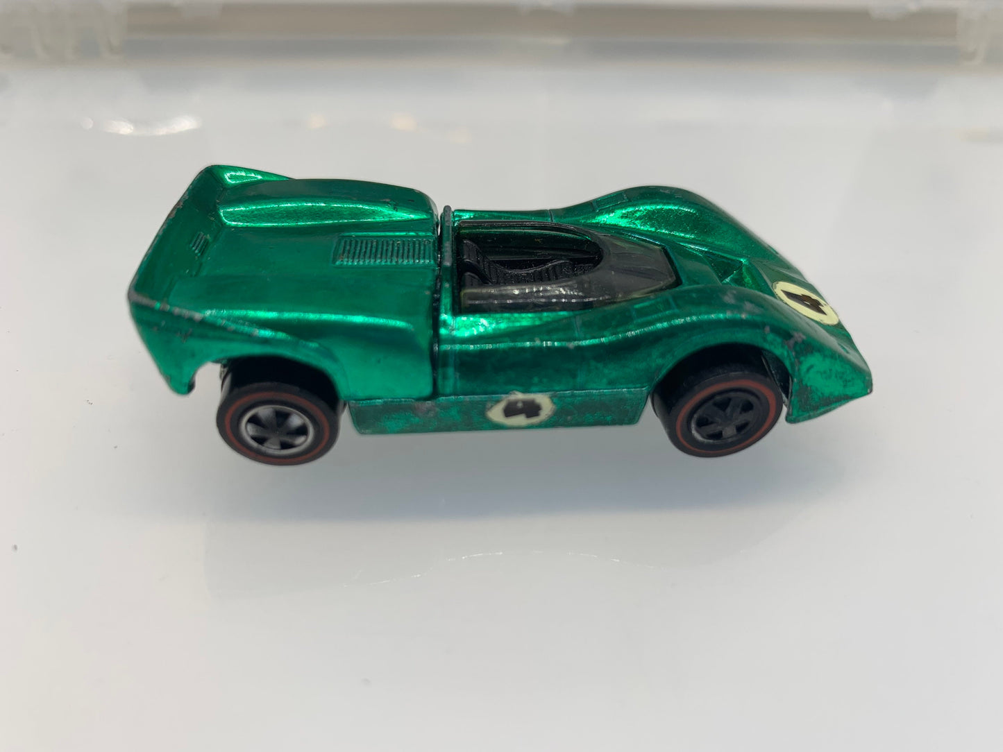 Hot Wheels Redline McLaren M6A Green - 1960s Toy - Vintage Diecast Metal Toy Car - Vintage Hot Wheels