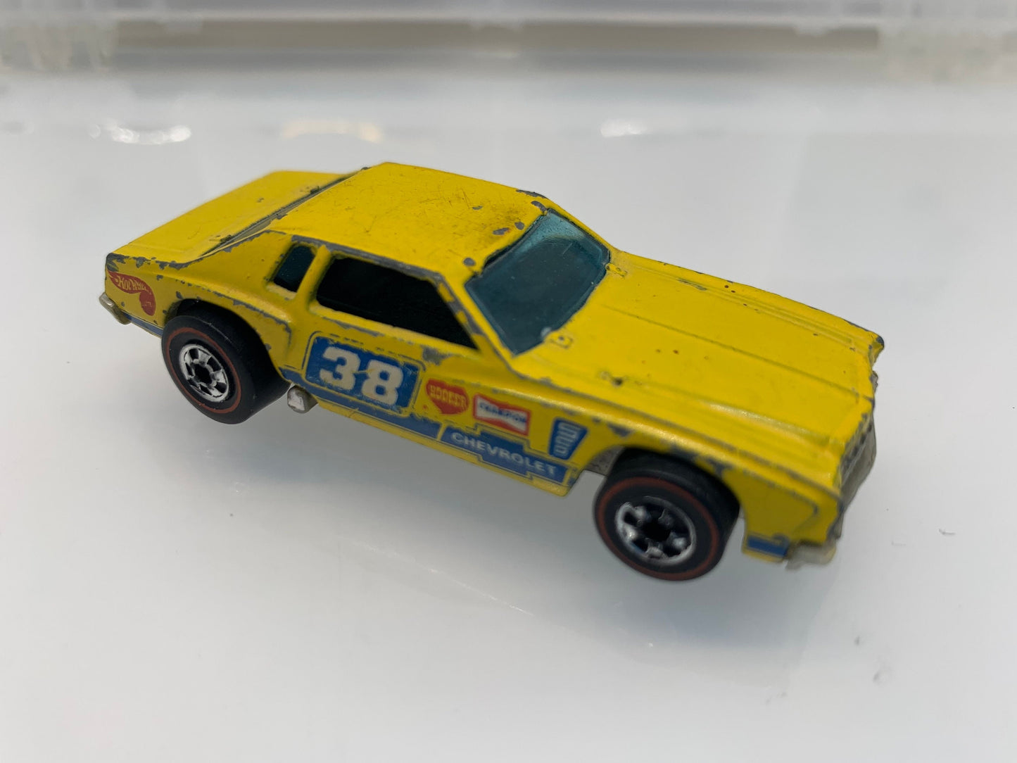 Hot Wheels Redline Monte Carlo Stocker Yellow - Vintage Diecast Metal Cars - Vintage Collectibles - 1970's Toy Cars - Perfect Birthday Gift