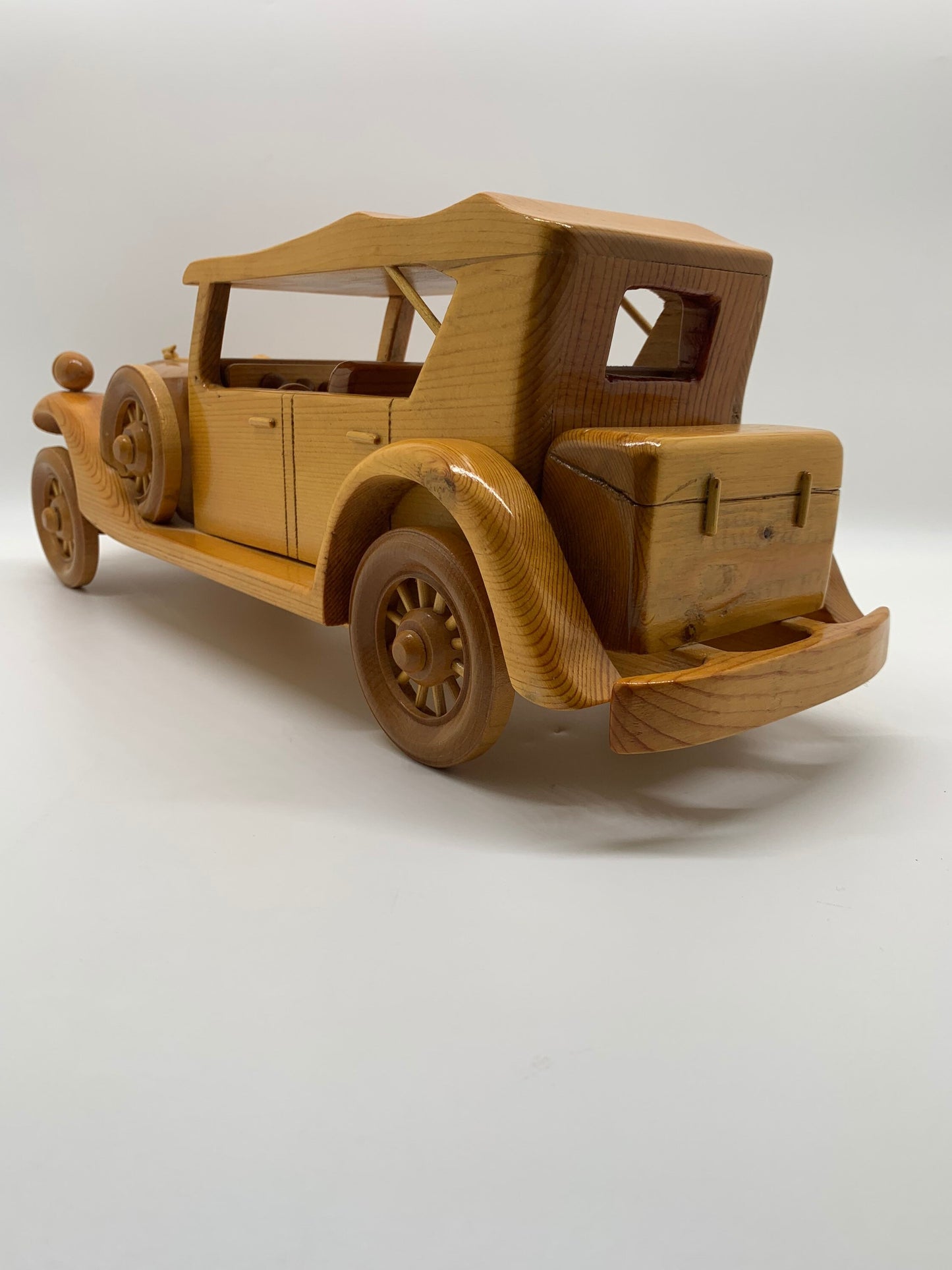 1929 Rolls Royce Phantom Wood Rare Collectable Vintage Scale Model LRC Wooden Classic Car