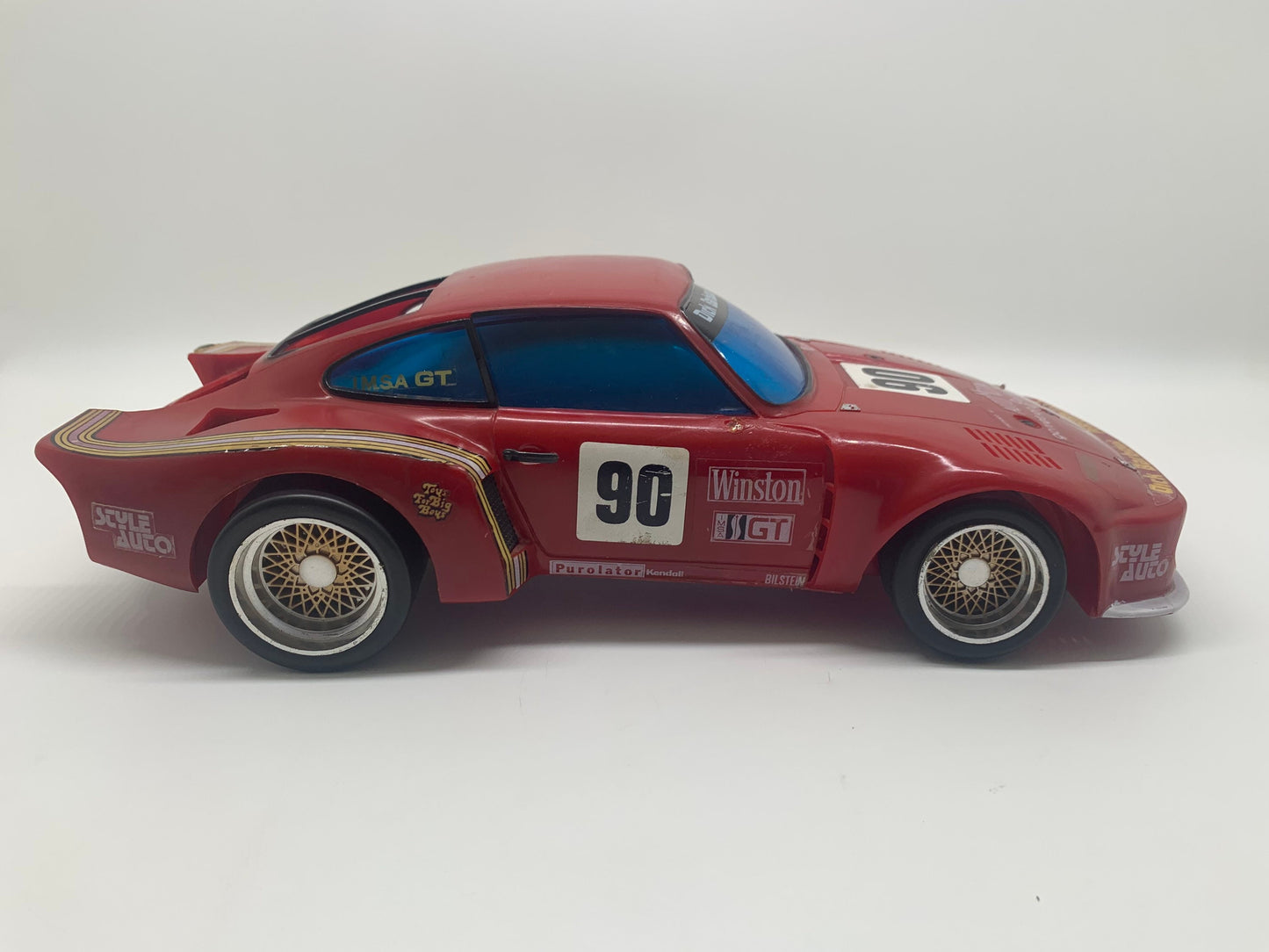 Daviess County Dick Barbour Racing Porsche 935 Turbo GT Red Toys For Big Boys Collectible Scale Model Car Kentucky Whiskey Bourbon Decanter