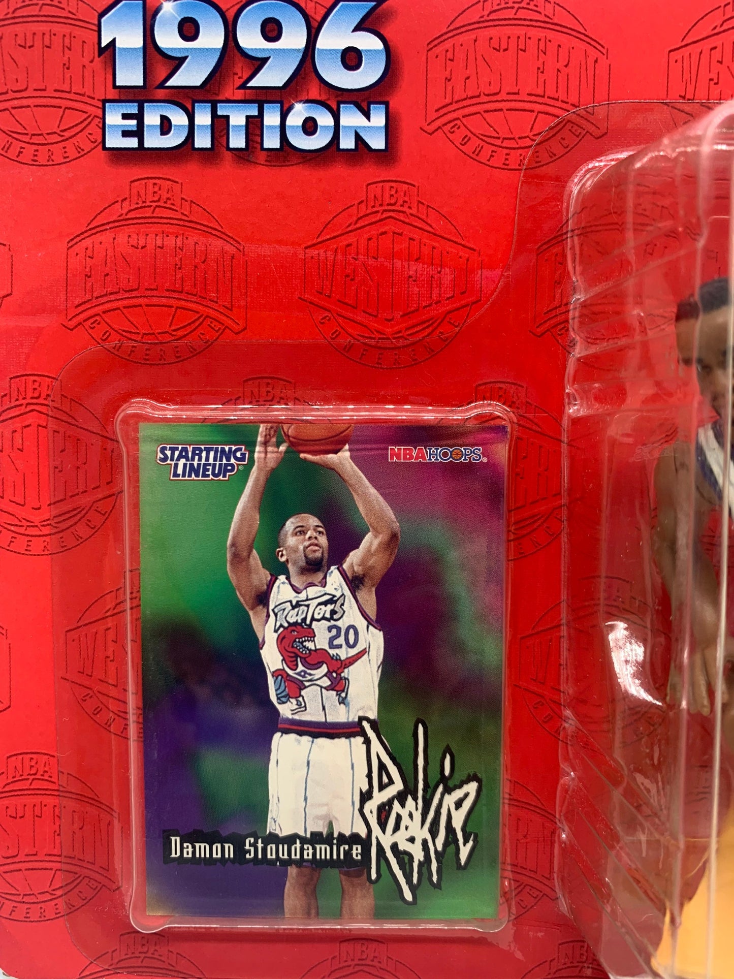 Starting Lineup Damon Stoudamire Toronto Raptors White 1996 Vintage Collectable NBA Basketball Action Figure Perfect Birthday Gift