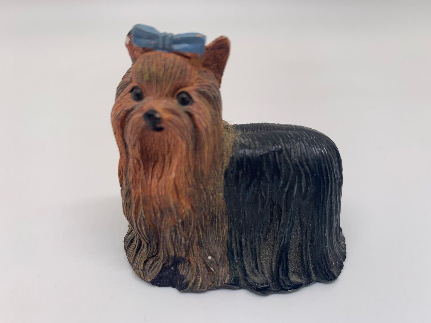Yorkie Brown and Black Papel Freelance Collectable Miniature Model Dog Figurine Yorkshire Terrier Mini Statue Perfect Birthday Gift