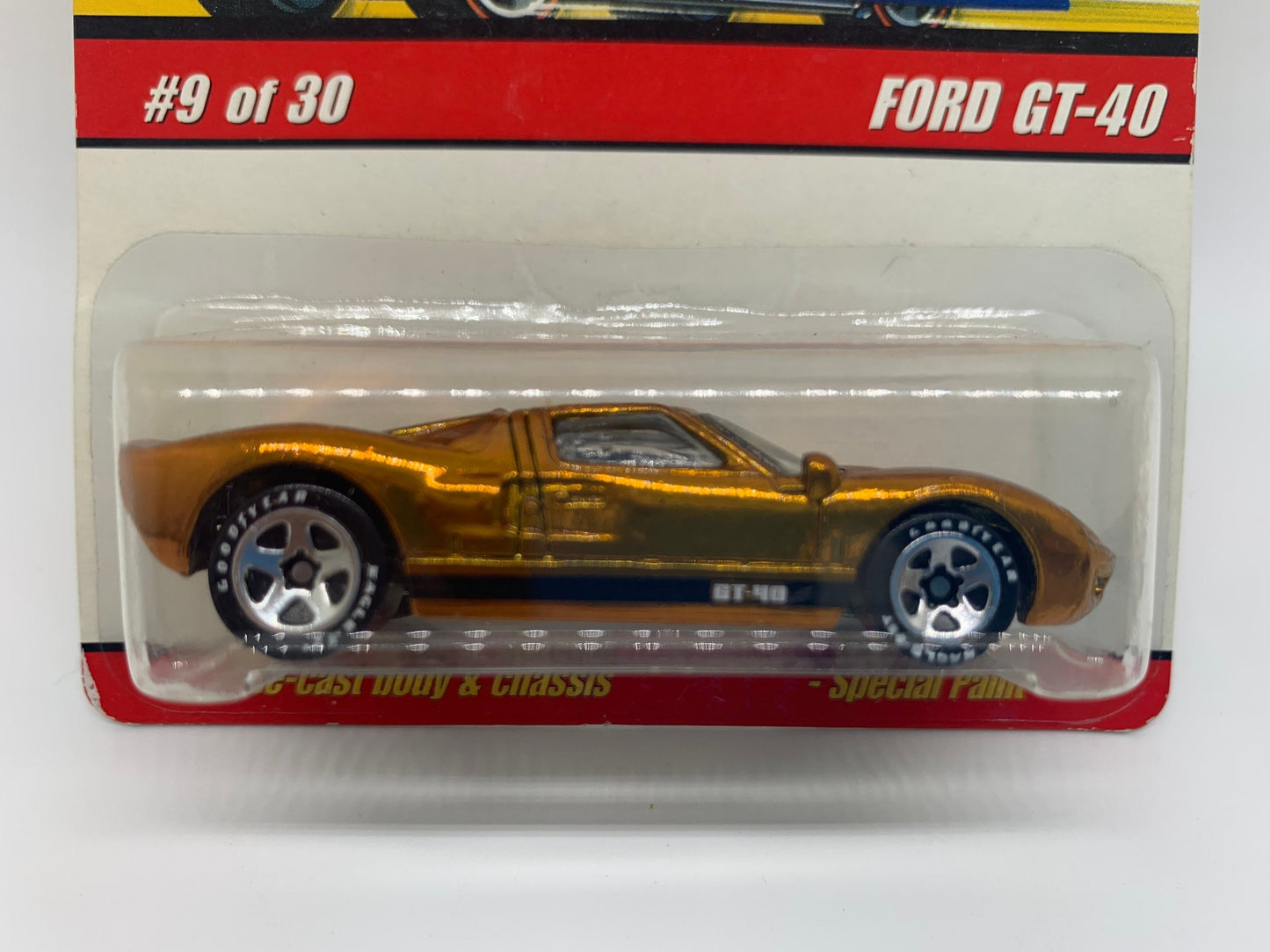 Hot Wheels Ford GT40 Spectraflame Gold Hot Wheels Classics Series 2 Perfect Birthday Gift Miniature Collectable Model Toy Car