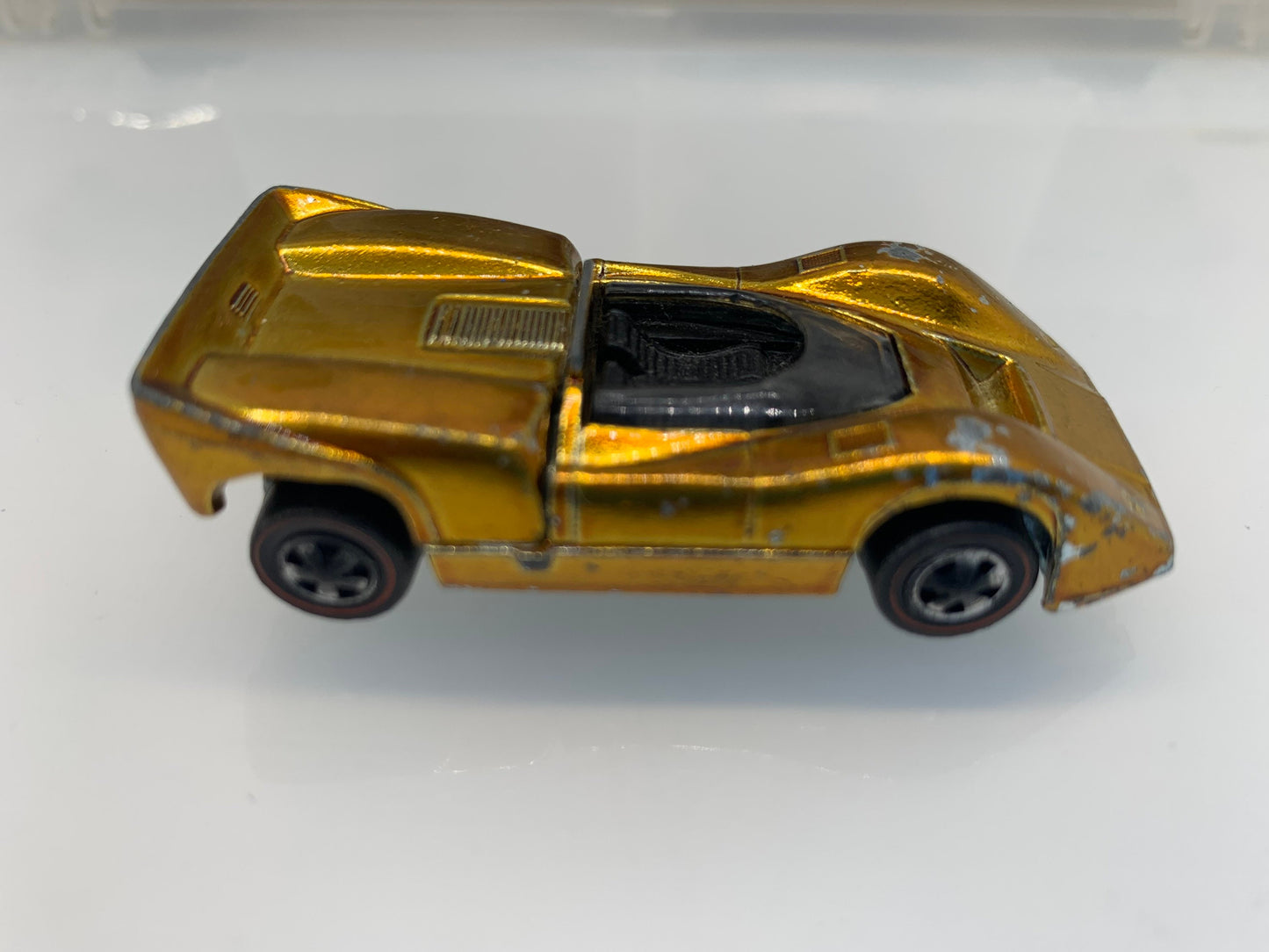 1969 Redline McLaren M6A Gold Hot Wheels Collectable Scale Model Miniature Toy Car Perfect Birthday Gift