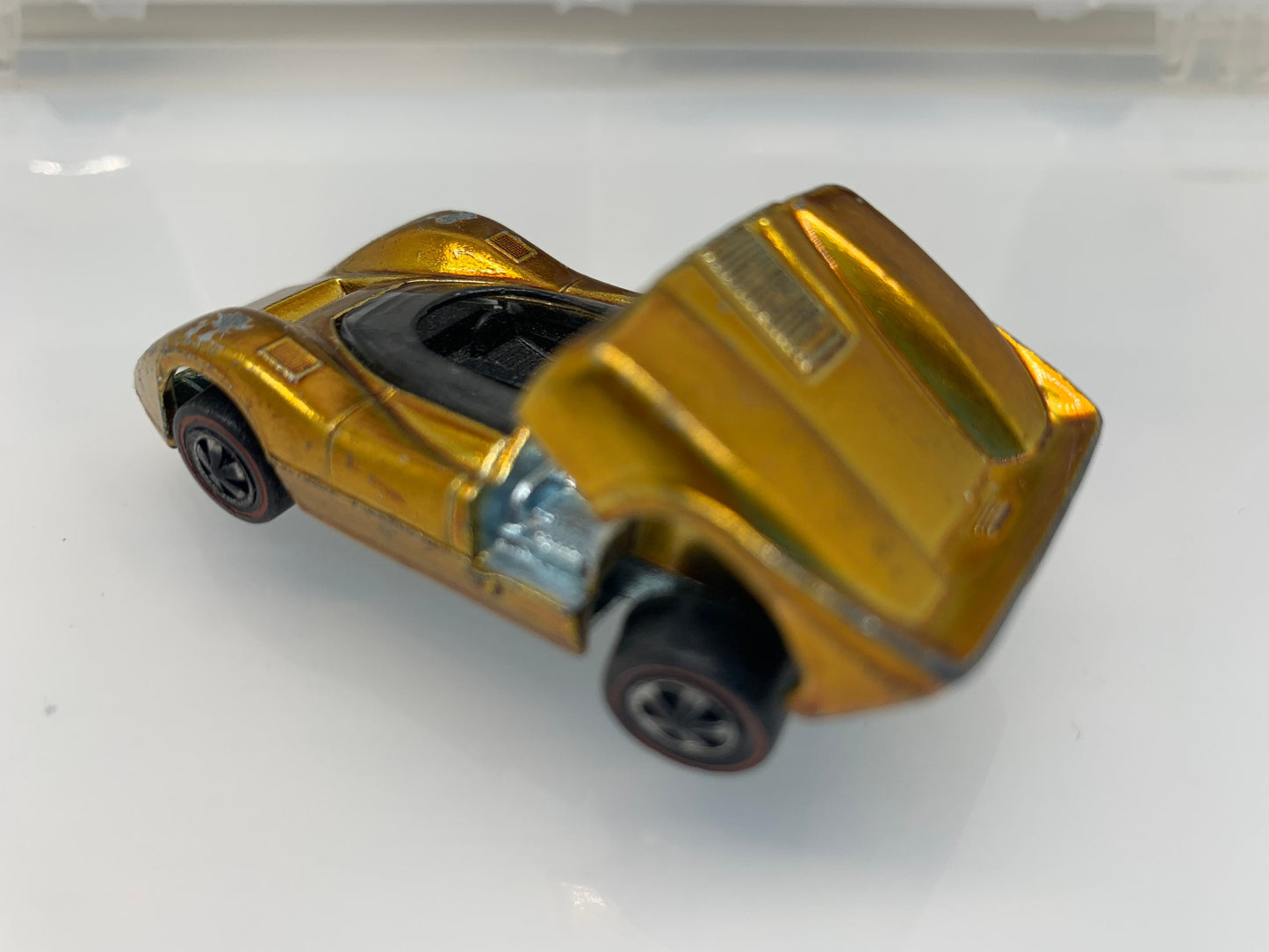 1969 Redline McLaren M6A Gold Hot Wheels Collectable Scale Model Miniature Toy Car Perfect Birthday Gift