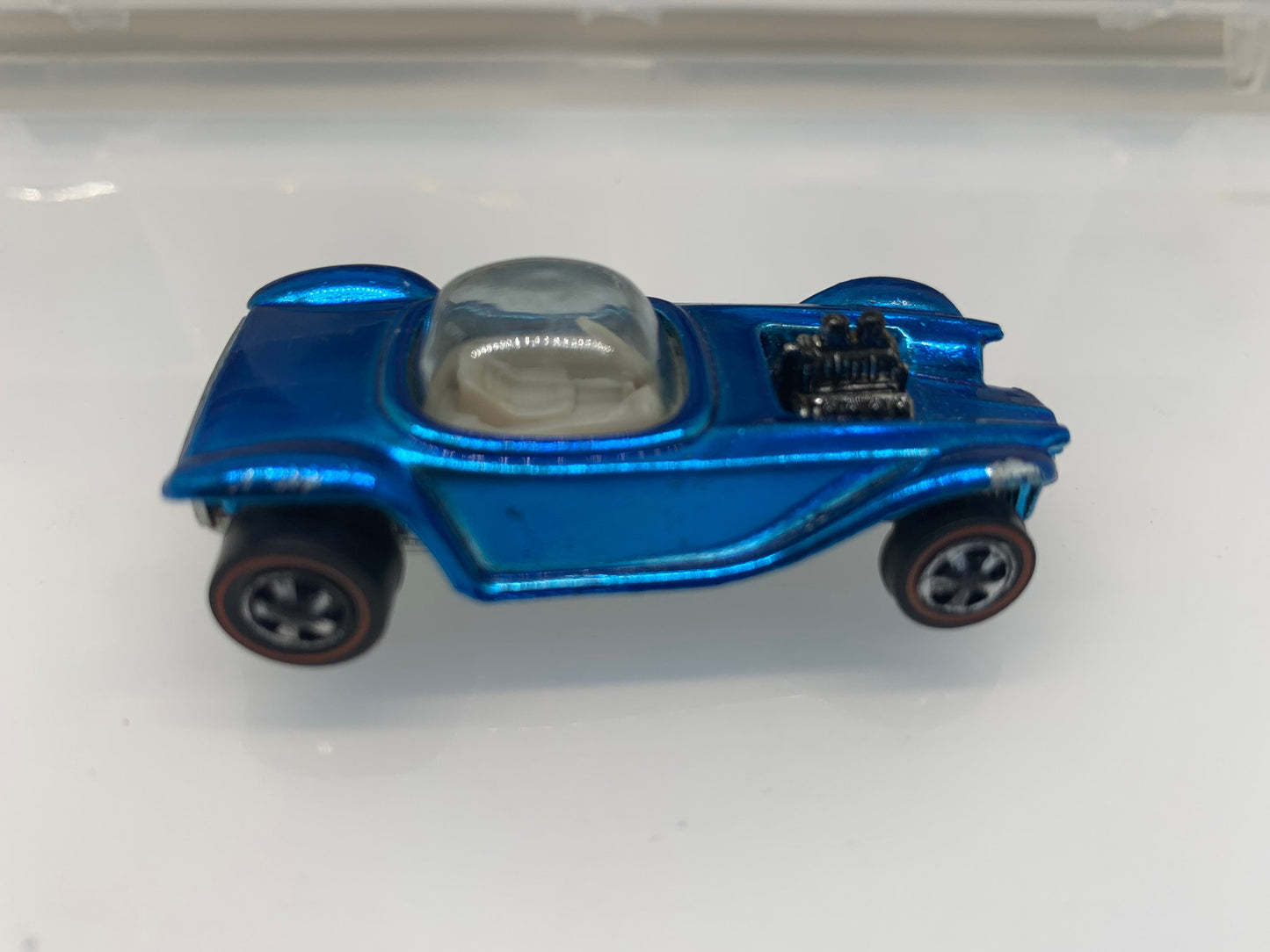 Hot Wheels Redline Beatnik Bandit Blue - 1960s Toy - Vintage Diecast Metal Toy Car - Vintage Hot Wheels