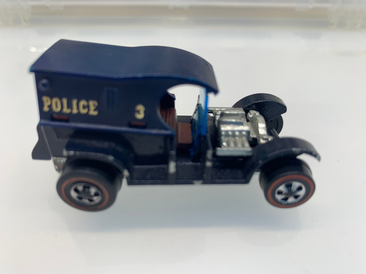 Hot Wheels Police Paddy Wagon Blue Redline 1970 Edition Perfect Birthday Gift Miniature Collectable Model Toy Car