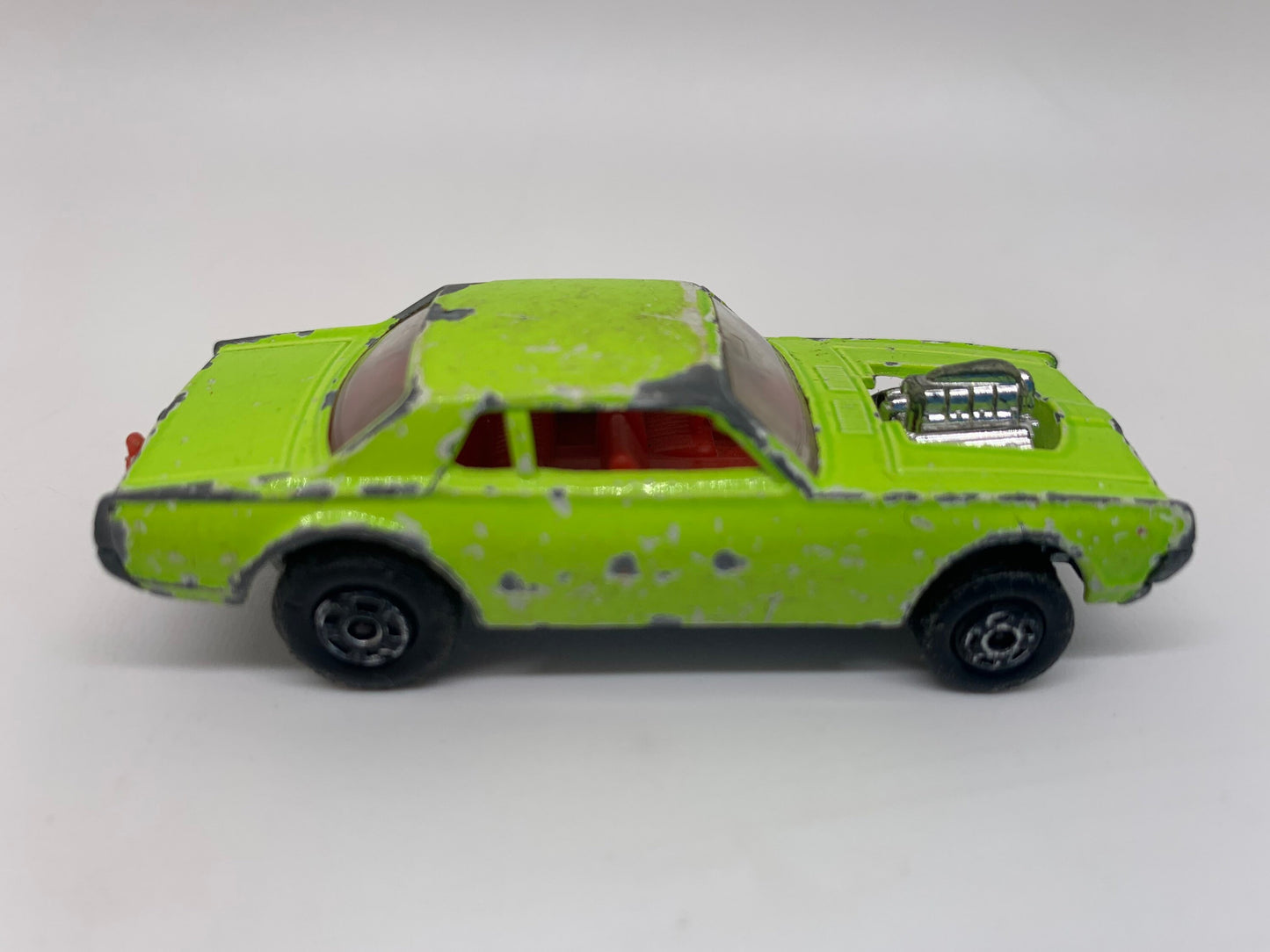 Mercury Cougar Rat Rod Dragster Green - Diecast Vintage - Collectible Car - Vintage Toy Car - 1970's Toys - Matchbox Car - Matchbox