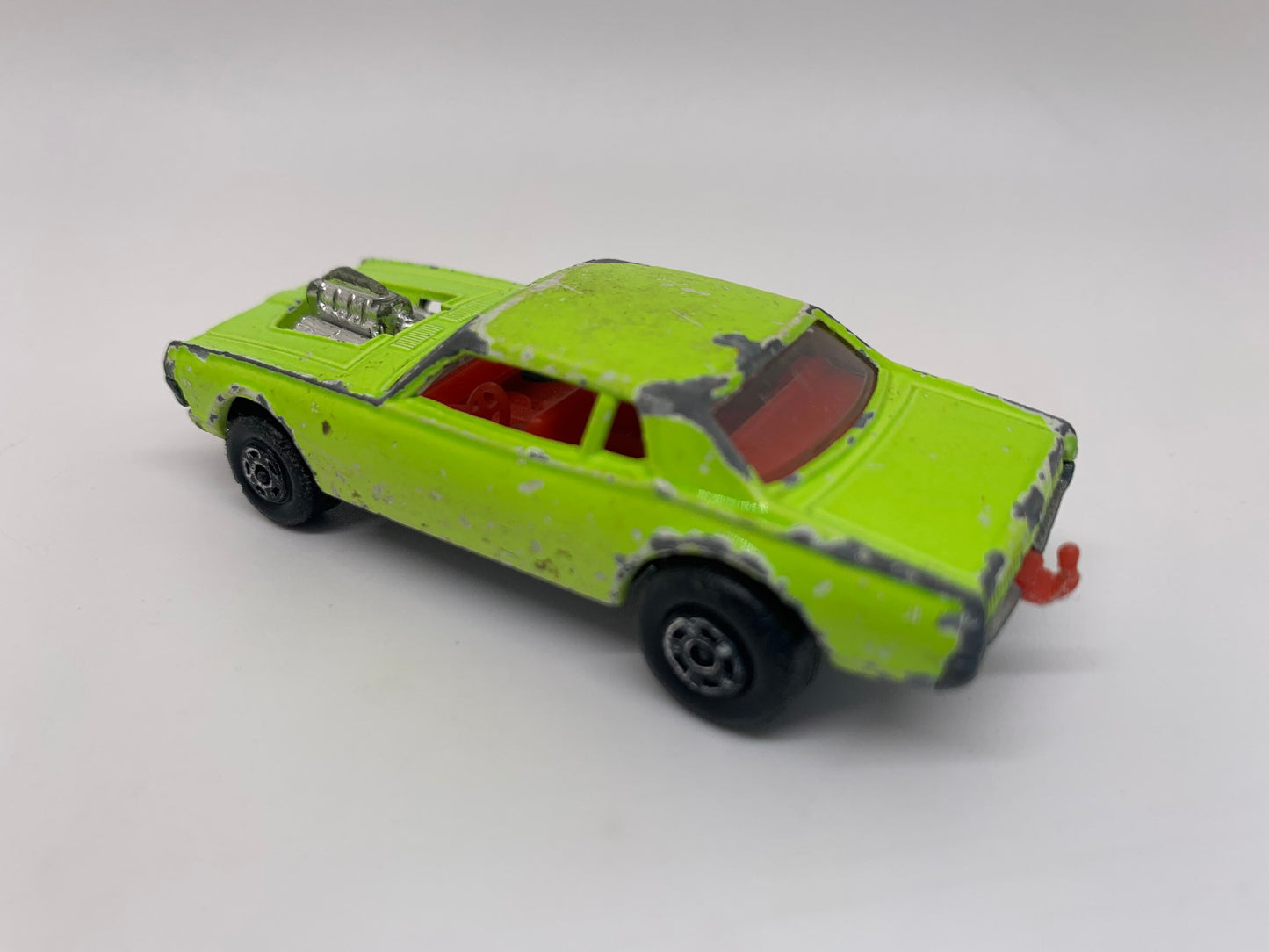 Mercury Cougar Rat Rod Dragster Green - Diecast Vintage - Collectible Car - Vintage Toy Car - 1970's Toys - Matchbox Car - Matchbox
