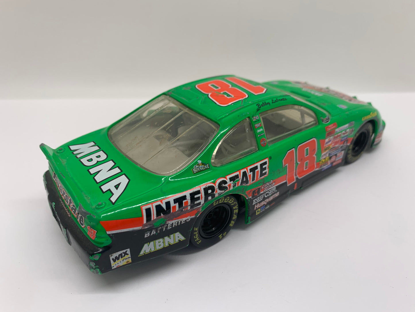 Interstate Batteries 1999 Pontiac Grand Prix Stock Car Green Hasbro Collectable Replica Scale Model Toy Car Nascar Car Perfect Birthday Gift