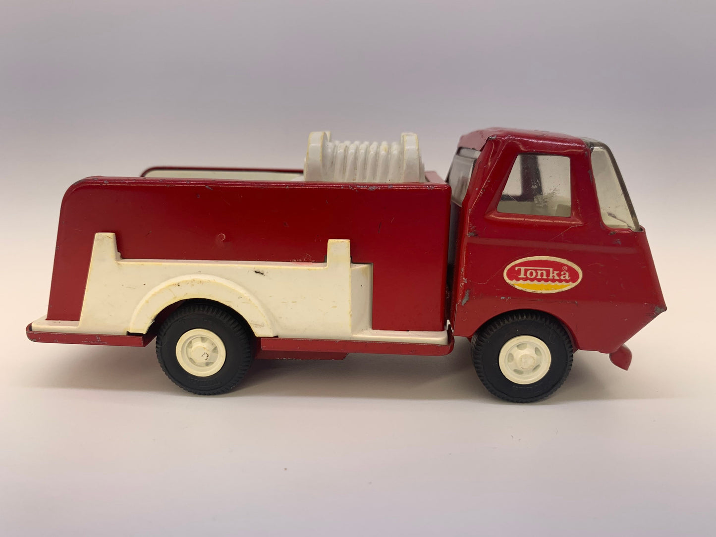 Tonka Pumper Truck Red Collectable Miniature Scale Model Toy Car Perfect Birthday Gift