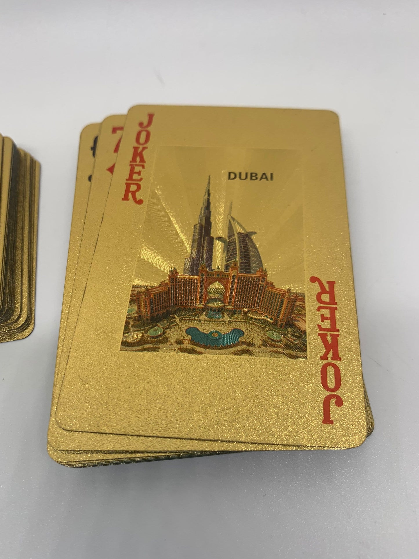 Gold Dubai Playing Cards